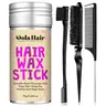 Dolahair Wax Stick Kit - Unisex Haircare Product with Natural Avocado Plant Oils Smoothing Gel, Heatless Flyaway Control Pomade, Slick Back Brush, Combs, Mild Alcohol-Free Edge Control, Abs Formula Contains Neither Harsh Chemicals for Dances