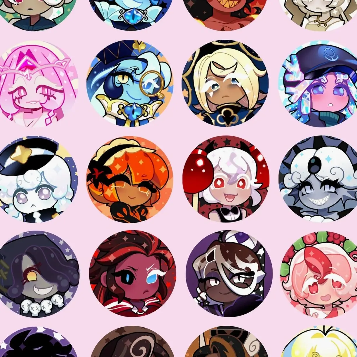 Cookie Run Kingdom 2.25" Buttons