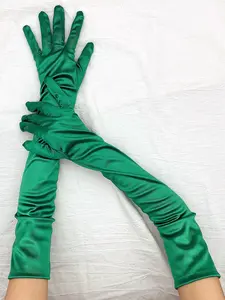 Long Women's Gloves, Solid Color Dopamine Design, Stylish Handwear for Everyday Use, Perfect for Fashionable, Full Coverage Gloves