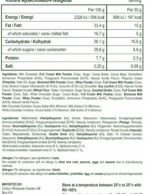 PISTACHINO Dubai Chocolate Gift Set, Premium Pistachio and Kunafa Filled Bars, 3 x 185g Dark Chocolate, Luxury Middle Eastern Collection a premimum gift