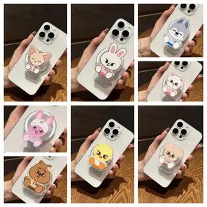 Cute Kawaii Animal Magsafe Phone Grip Magnetic Pop Socket & Kickstand for iPhone Kindle Aesthetic Gift