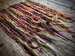 Fall Harvest Festival Half Set of Wool Dreadlocks