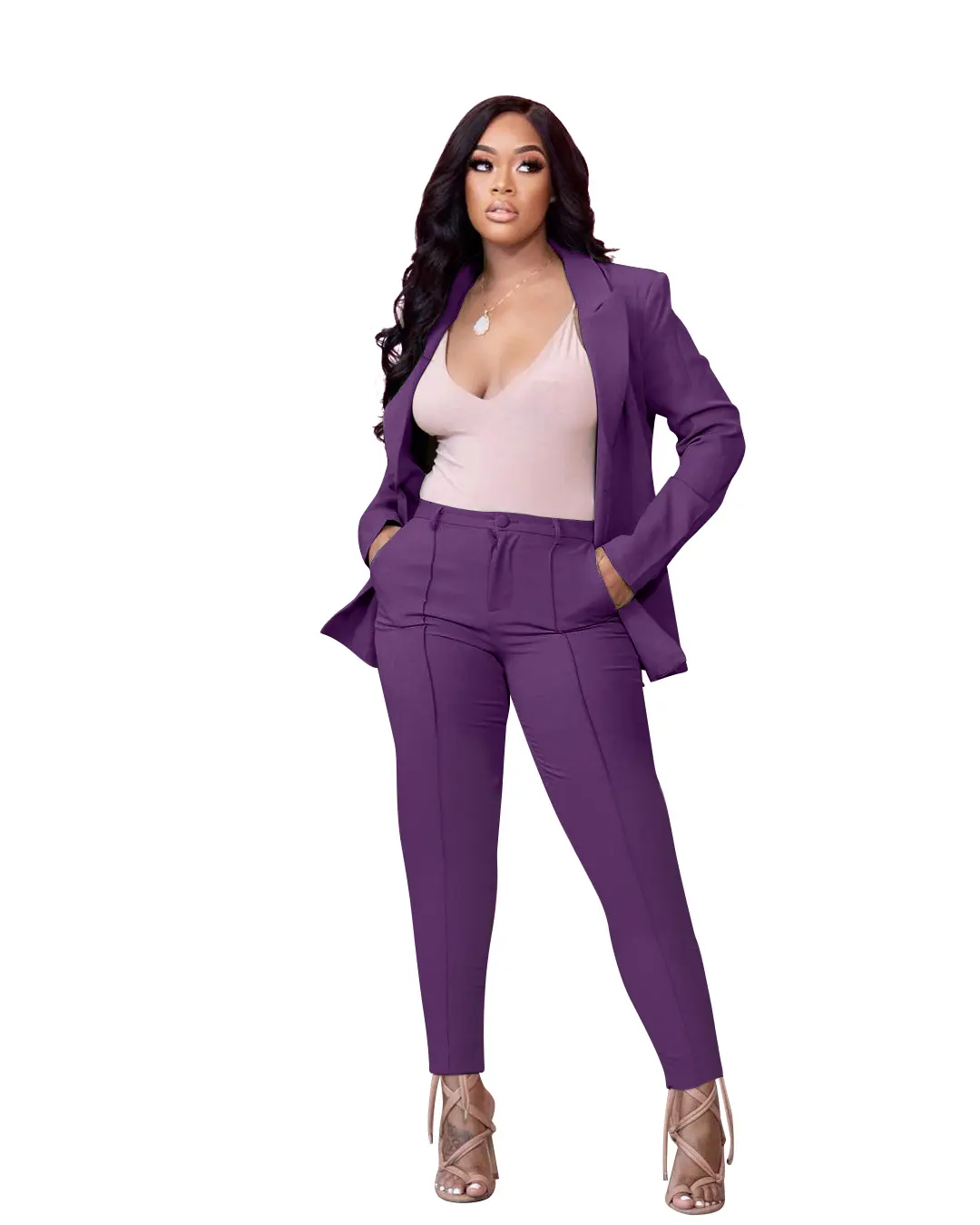 Saledress Outfits Two Piece Long Sleeve Blazer & Pants Suits