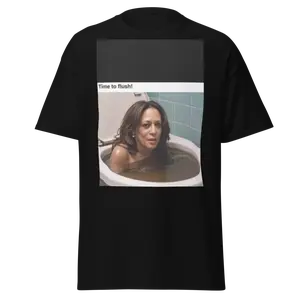 Official Kamala Harris (Time to Flush)Unisex Classic Tee Cotton