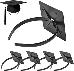 Graduation Cap Headband, Secure Hairstyle, Not Change Hair, Firm Anti-Fall Hairband for Graduates, Students
