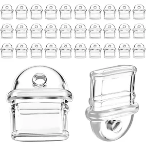 30 count White Anti Dust  Type C  Port,  Dust Plug, Type-C  Port Protector, Clear Chargings Ports Covers Anti Plug Cover Plugs for Phones Laptops