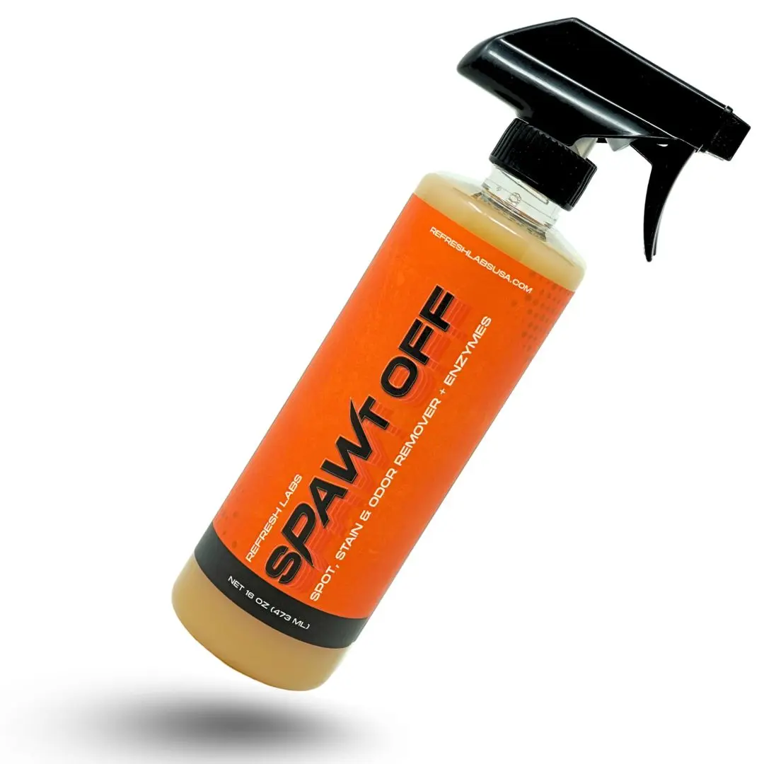 SPAWt OFF Enzyme Spot, Stain & Odor Remover - Pro-Grade Cleaner with 7-Strain Bio-Technology for Tough Stains & Odor Fighting dog & cat spray Odor Eliminator