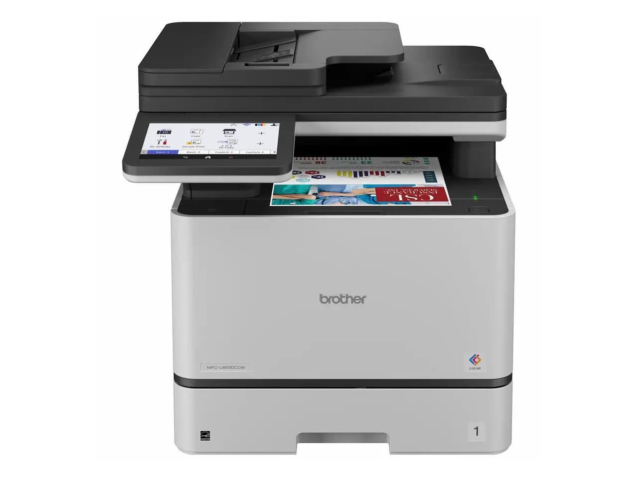 Brother MFC-L8930CDW Business Color Laser All-in-One Printer with Duplex Print, Scan, Copy, Low-Cost Printing- Up to 33ppm color / black- 2400 x 600 dpi