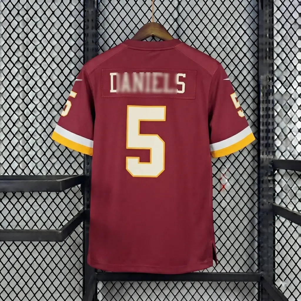 #5#Burgundy Game Jersey, Football Jersey – with logo
