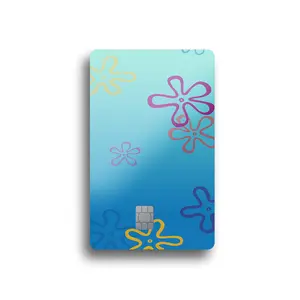 Ocean Bloom Bubbles Card Skin