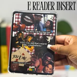 90s Black Real Love Kindle Insert - Valentine Design with Unique Quotes and Memorable Themes