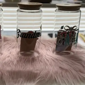 16oz Bamboo Lid Cups with DTF Vinyl Wrap