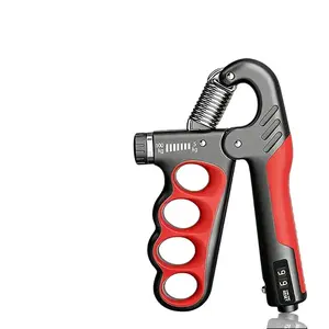 Adjustable Auto-Counting Hand Grip Strengthener - 5-100KG Strength Training Equipment, Forearm & Arm Exerciser for Gym, Sports Fitness