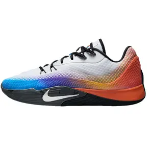 Nike S.T. Flare Low-Top Basketball Shoes for Men - White, Blue, and Orange - Versatile, Comfortable, Durable, and Breathable Trending Shoes, House White Official Shoes to Get / Maison Mihara