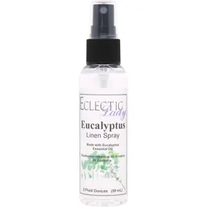 Eucalyptus Linen and Sheet Spray - No Artificial Colors, Parabens, or Preservatives - Long-Lasting Scent for Bed, Fabric & Pillow