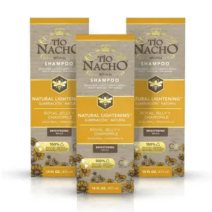 Tio Nacho Natural Lightening and Volumizing Shampoo, 3 Pack, with Royal Jelly and Chamomile, Haircare, Moisture, 14 Ounces - 1 Pack