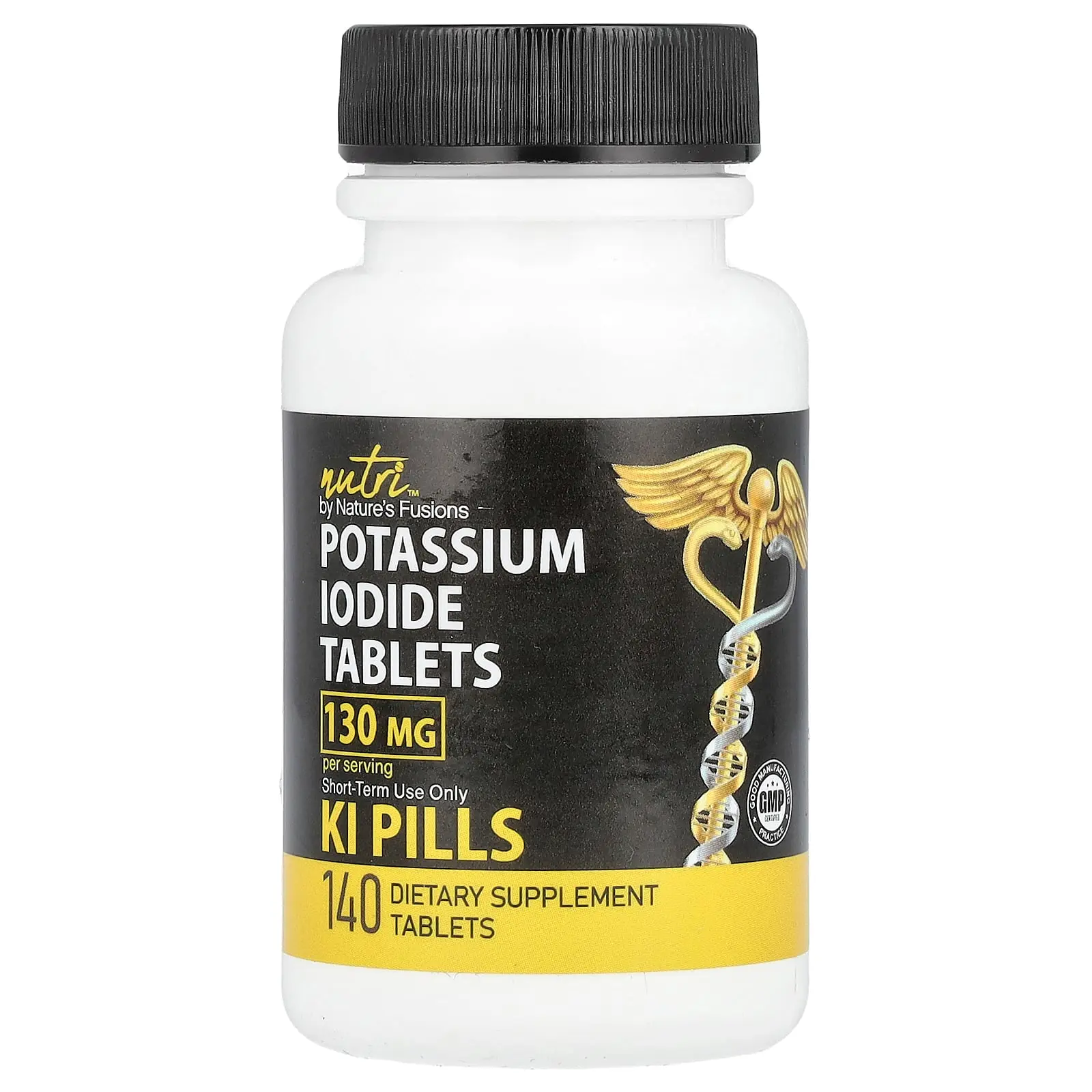 Nutri Potassium Iodide Tablets, 140 Tablets (65 mg per Tablet)