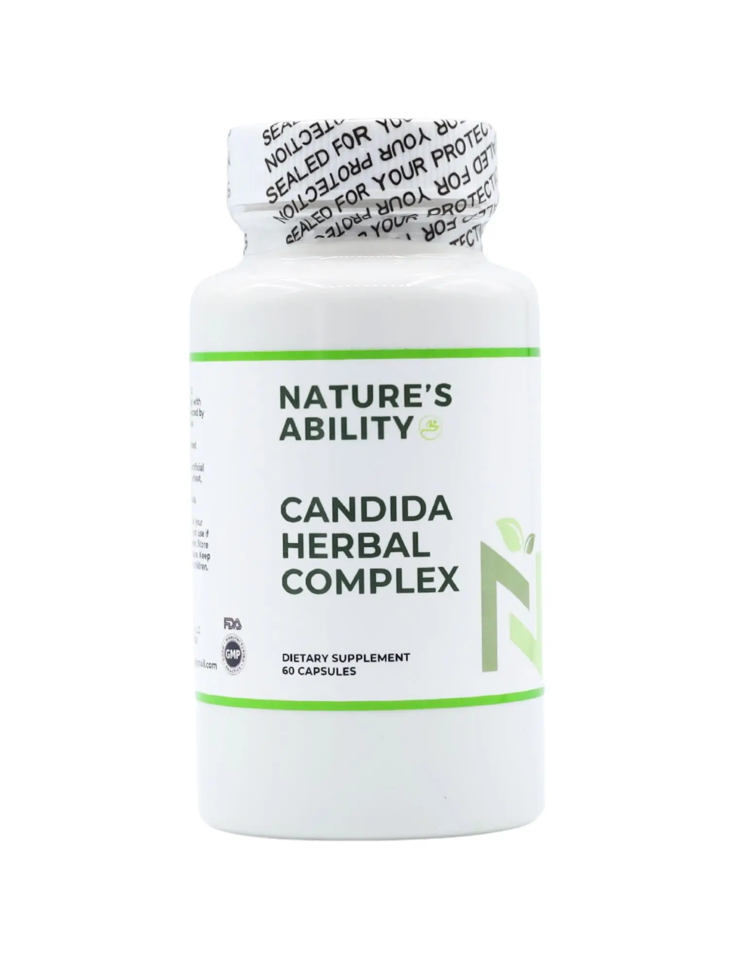 Nature's Ability Candida Herbal Complex with Oregano, Caprylic Acid, Black  Walnut, Aloe Vera, Lactospore Probiotic, 60 Capsules - TikTok Shop
