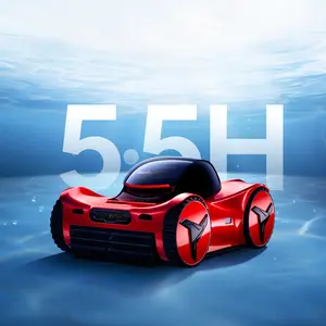 iGarden Robotic Pool Cleaner M1 AI Series, 5.5H Runtime, AI Dual-Camera Vision, 5,019 GPH Suction, Smart Navigation, Wall & Waterline Cleaning for Above & In-Ground Pools outdoorfun