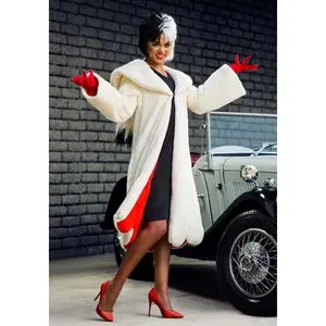 Women's Deluxe Cruella De Vil Coat Costume (© Disney)