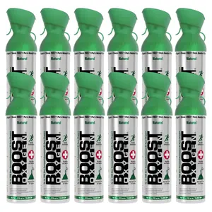 Boost Oxygen® Supplemental Oxygen | Discounted 12-Pack | Large Size | Natural or Aromas