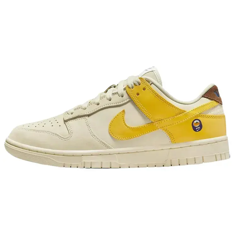 NIKE Women's Dunk Low LX Banana-Inspired Fruit-Inspired Athletic Sneaker, Comfortable Support Footwear with Everyday Wearability, Rubber, Low Top