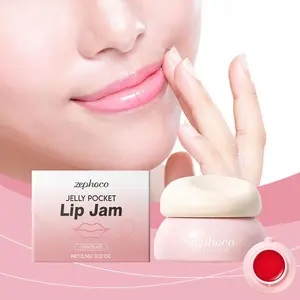 Moisturizing Glossy Lipstick Jar - Hydrates and locks in moisture, long-lasting and non-drying, gentle on skin, for a crystal-clear red lip look. Moisturizer