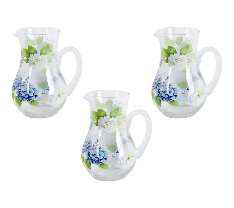 Temp-tations Set of 3 Glass Mini Pitchers