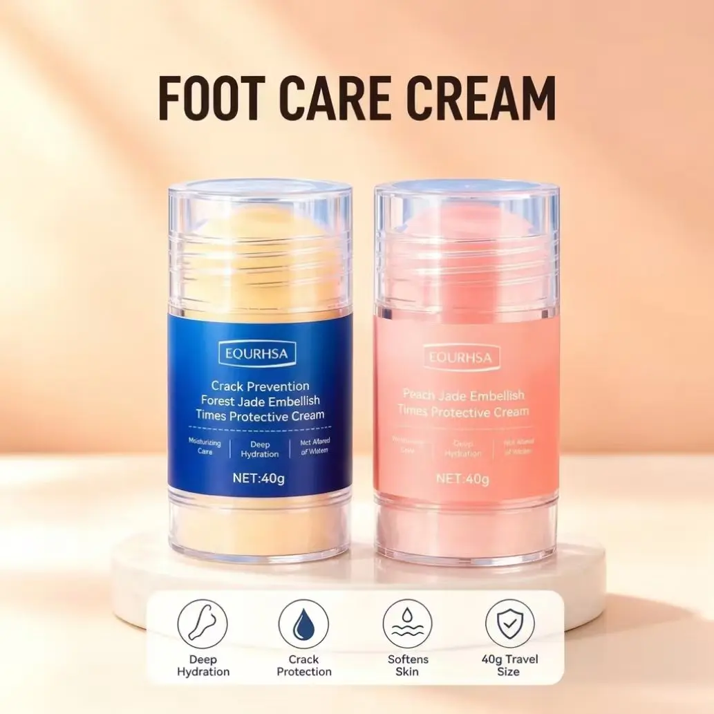 [Buy 1 Get 1 Free] Anti-Crack Foot Care Cream - Deep Hydration, Dead Skin Removal, Softening & Nourishing Treatment for Dry, Cracked Heels & Sanitized Foot Care