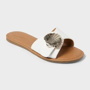 Women's Nesryn Shell Ornament Slide Sandals - Universal Thread