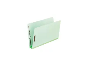 Esselte Pendaflex / ACCO - 17180EE - Pressboard Folders, 2 Fasteners, 2 Expansion, Full Cut, Letter, Green, 25/Box