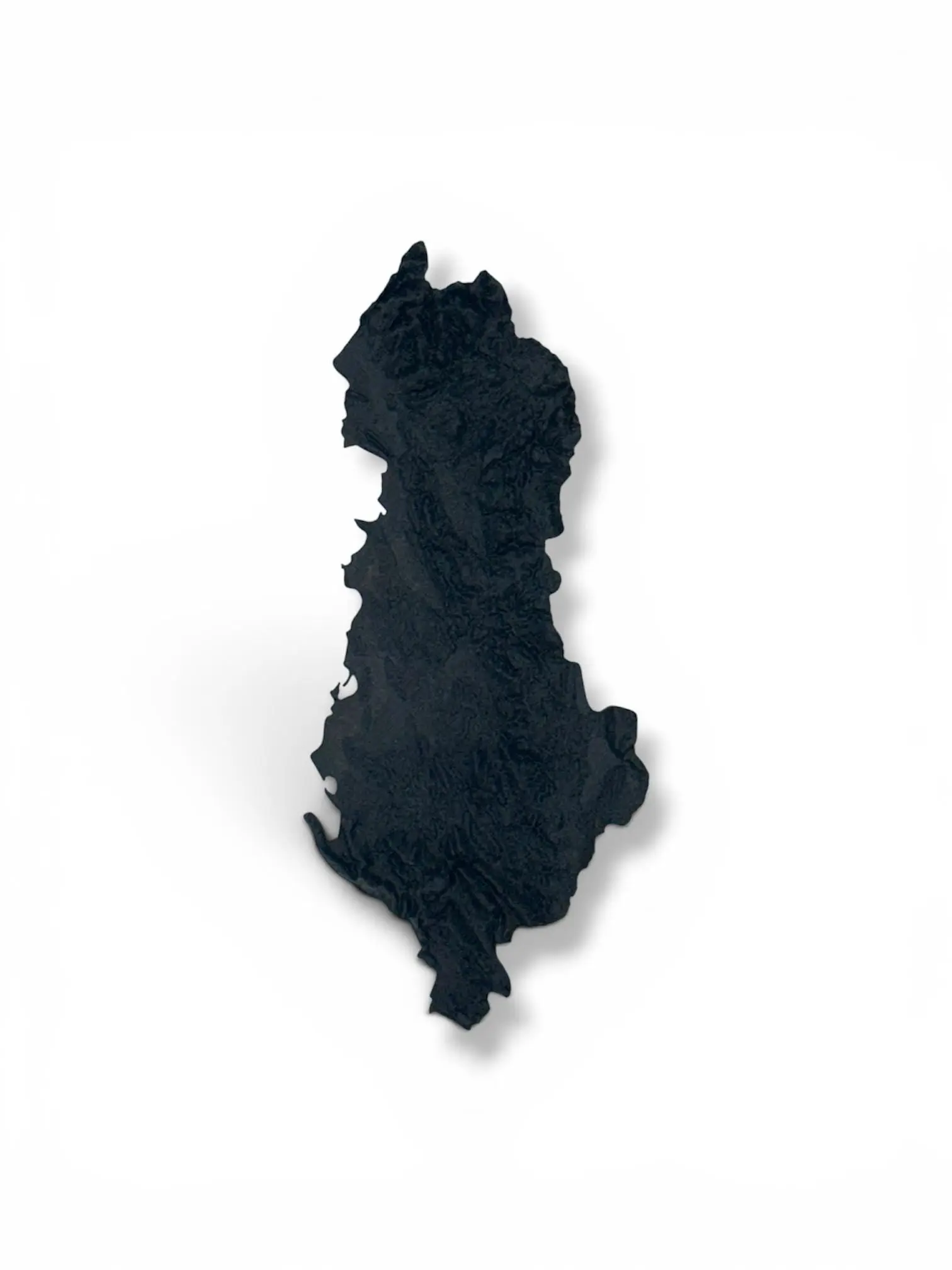 Albania Topographic Map Magnet | 3D Terrain Relief, Balkan Decor, Geographic Gift