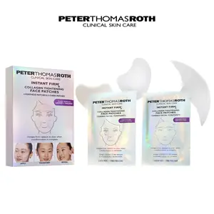 Peter Thomas Roth Collagen Tightening Face Patches, Glass Skin Face Mask Color Changing