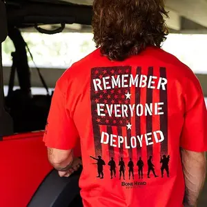 Bone Head Outfitters Classic Red - Remember Everyone Deployed R.E.D. Friday T-Shirt
