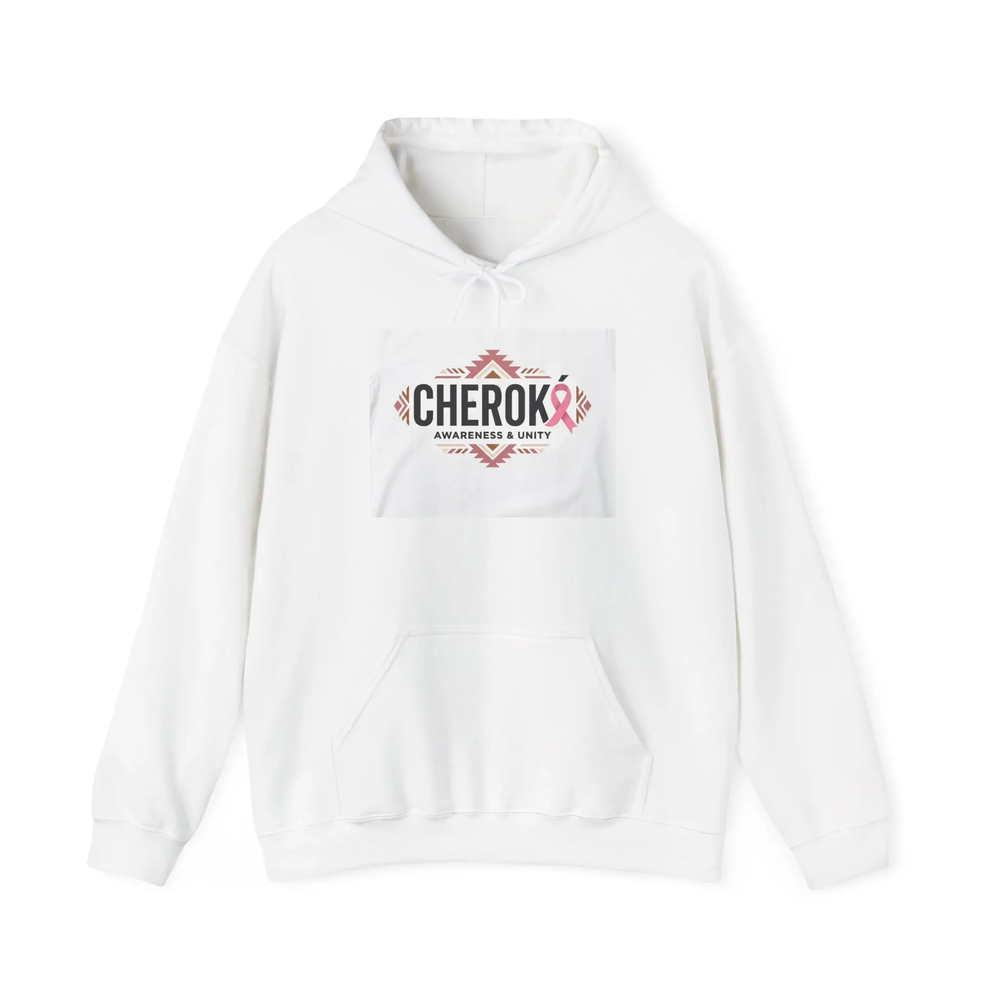 Cherokē Aztec Pattern Cherokee Hoodie | Tribal Heritage Typography
