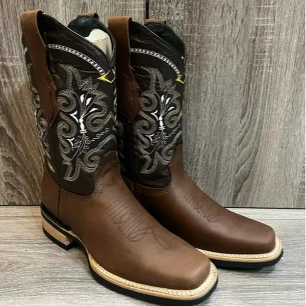 White Diamond´s Brown Rodeo Mens Cowboy Boots
