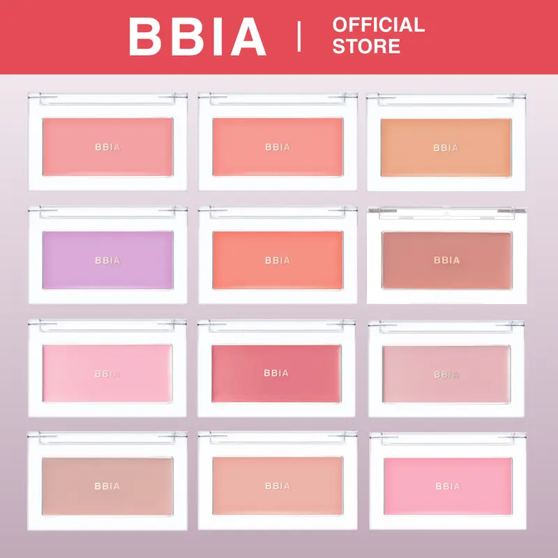 BBIA Ready To Wear Downy Cheek Cream Blush Various Shades Creamy Blendable Buildable Blush Dewy Texture Matte Finish High Pigment Longlasting Lightweight Natural Face Makeup Cosmetic Smooth