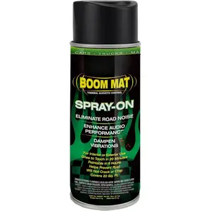 Design Engineering DEI Boom Mat Damping Spray | Spray-On Sound Deadener for Cars | Eliminate Road Noise | Dampen Vibrations | Enhance Car Audio | Covers 20 Sq Ft