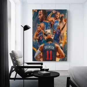 Jalen Brunson New York Knick Wall Art Poster Picture Poster Print Unframed Living Room Walls Decor Home Posters