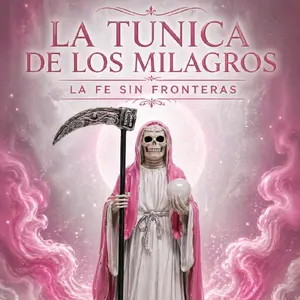 Santa Muerte Blanca with Pink Mantle - 7cm Figurine for Love Harmony & Home Protection - Spiritual Prosperity & Stability - Ideal for Altar Decor