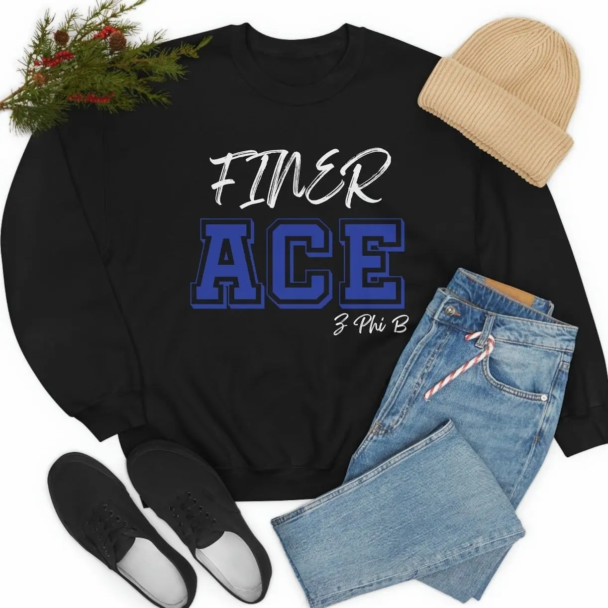 Zeta Phi Beta Sweatshirt. Zeta 1920 Sweatshirt. Zetas, ZPhiB, Finer Women.