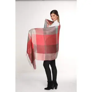 Stylish Year Round Shawls for Men/Women - 70% Peruvian Baby Alpaca 30% Natural Silk