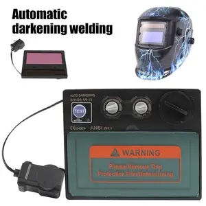 Helmet Solar Auto Darkening Welding Lens Automation Filter Shade Welder Goggle