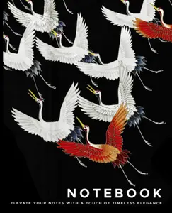 Vintage Notebook College Ruled: Vintage Composition Notebook with Numbered Pages, Table of Contents and Japanese Bird Art Aesthetic, Perfect for Note-Taking, Journaling, and Gifts