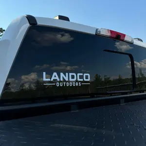 12"x3" White Vinyl Decal for Vehicle Exterior Decoration and Windshield Sticker Truck Accessories