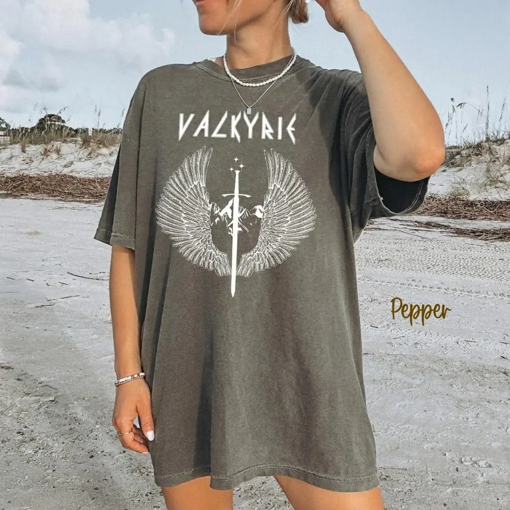 Comfort Colors Valkyrie Shirt, Nesta Archeron Tee, A Court of Silver Flames Shirt, ACOTAR Fantasy Tee, Romantasy, BookTok, Vintage, Reader Gift