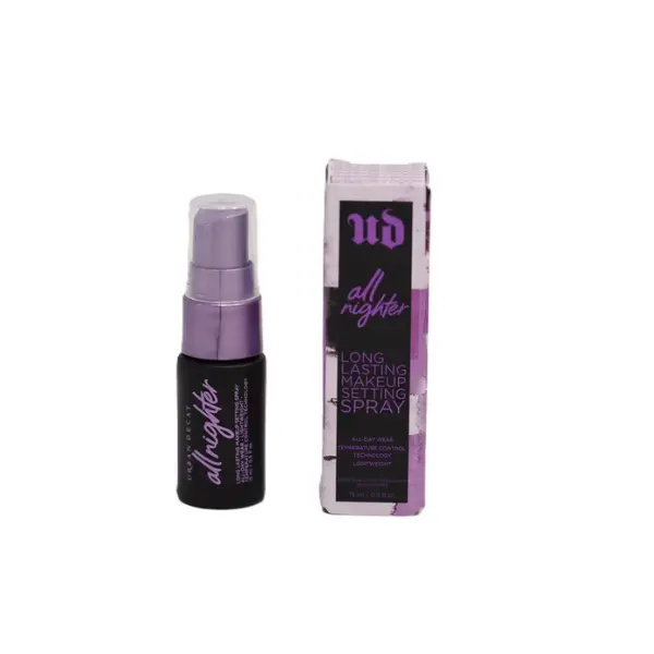 UD All Nighter Long Lasting Makeup Setting Spray 15ml - All-Day Wear, Temperature Control, Lightweight Formula