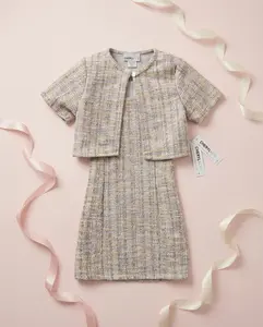 Boucle Dress W/Bolero