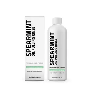 AMZ Spearmint Mouthwash Freshens Breath, Leaves A Natural Fragrance, Gently Cleans Teeth. Portable For Home Commuting