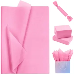 80 Sheets  Wrapping Tissue Paper, 14x20 Inch Bulk Packaging for  Bag, DIY Crafts,  Shower, Valentine's Day, Wedding, Christmas Party Decor